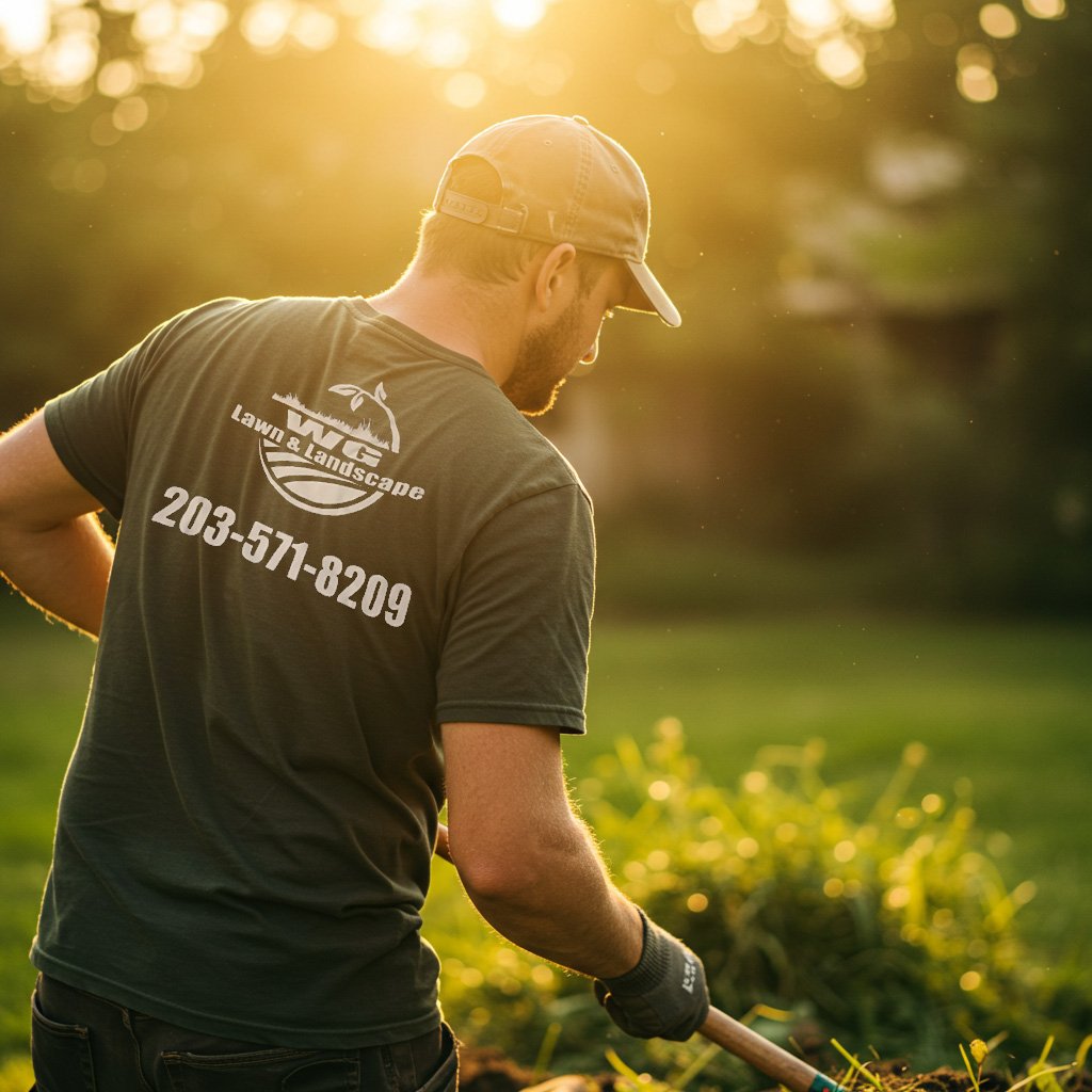 Landscaping work